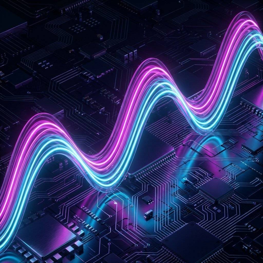 Analog Sine Wave Visualization