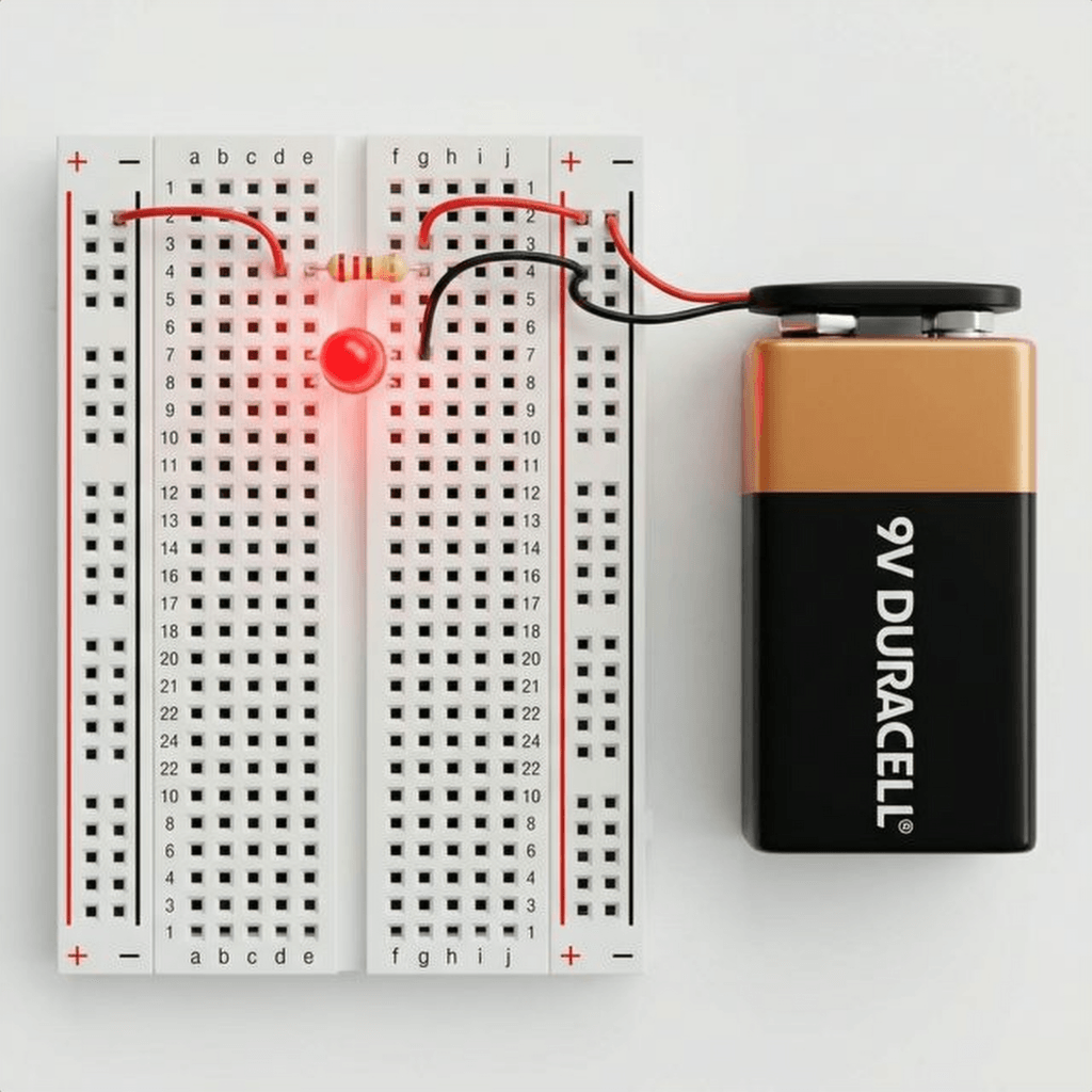 Realistic Breadboard Setup
