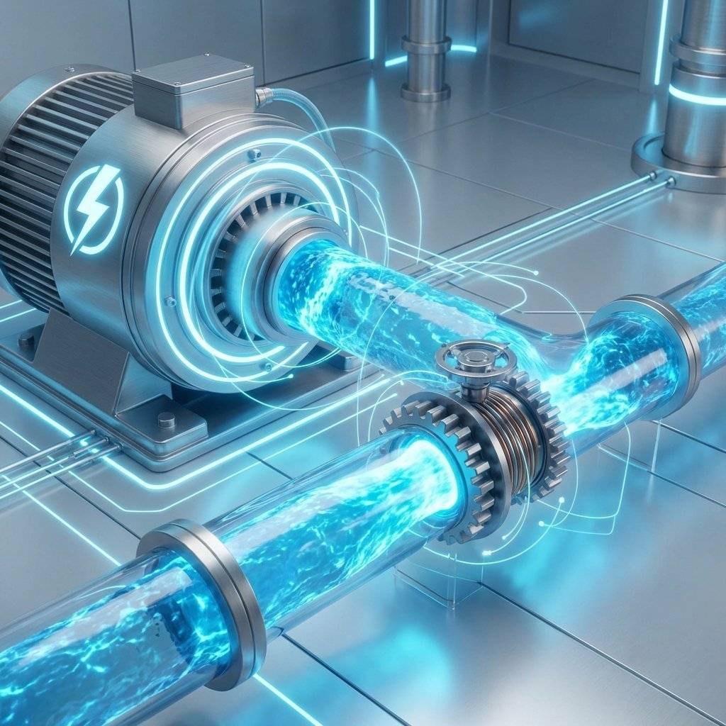 Voltage, Current, and Resistance visualized as a water flow system