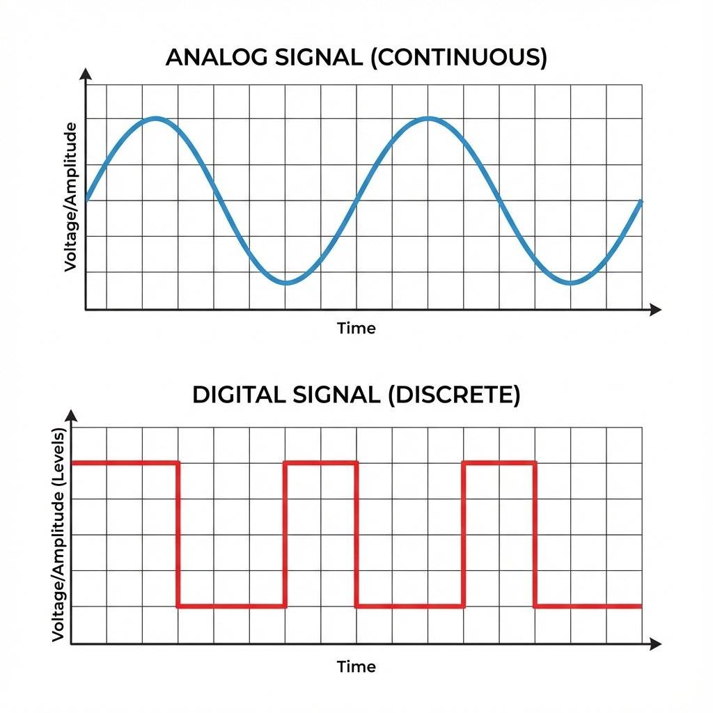 Analog vs Digital Waveform