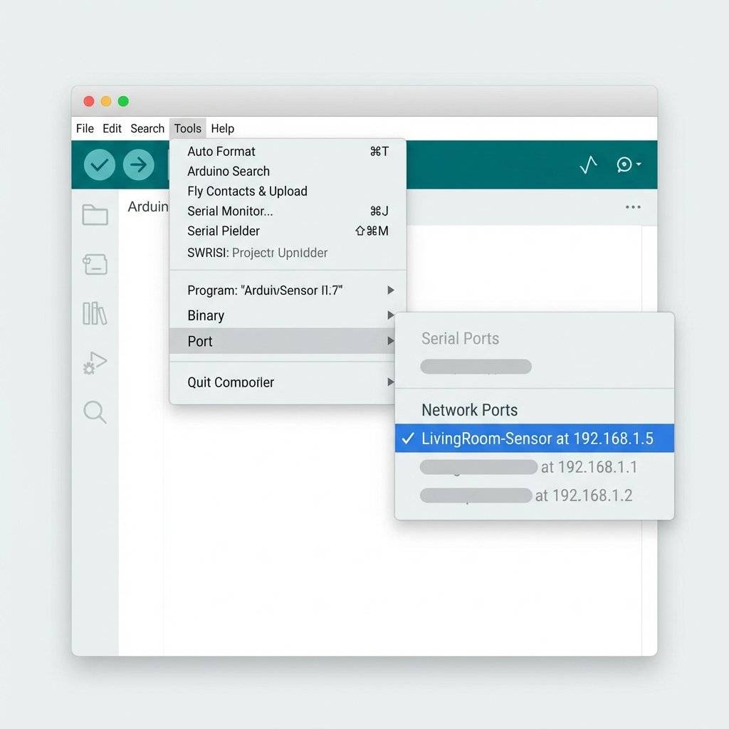 Arduino IDE Network Port