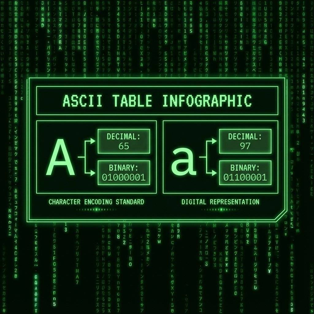 ASCII Table Visualization