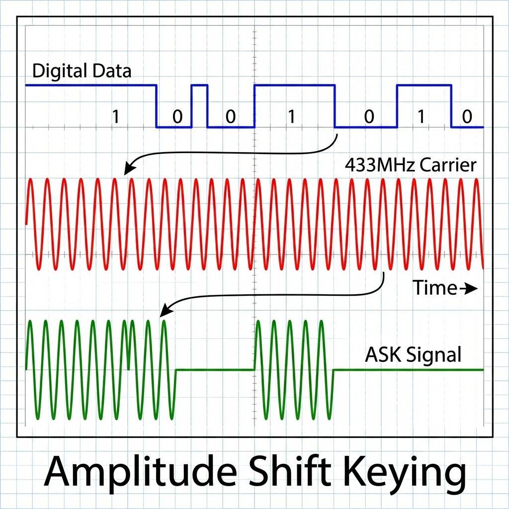 ASK Modulation Waveform