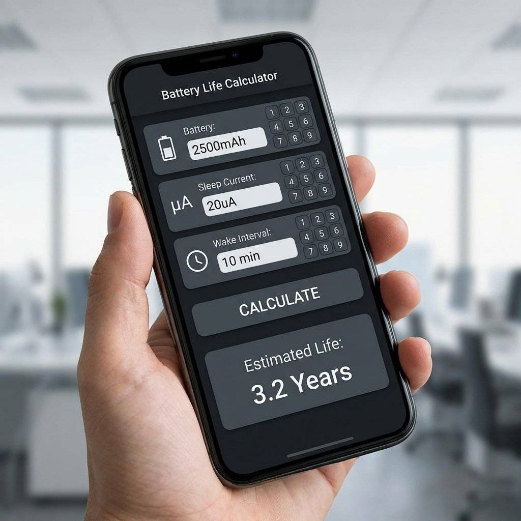 Battery Life Calculator UI