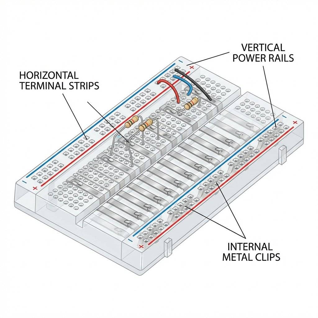 Breadboard Internal Structure