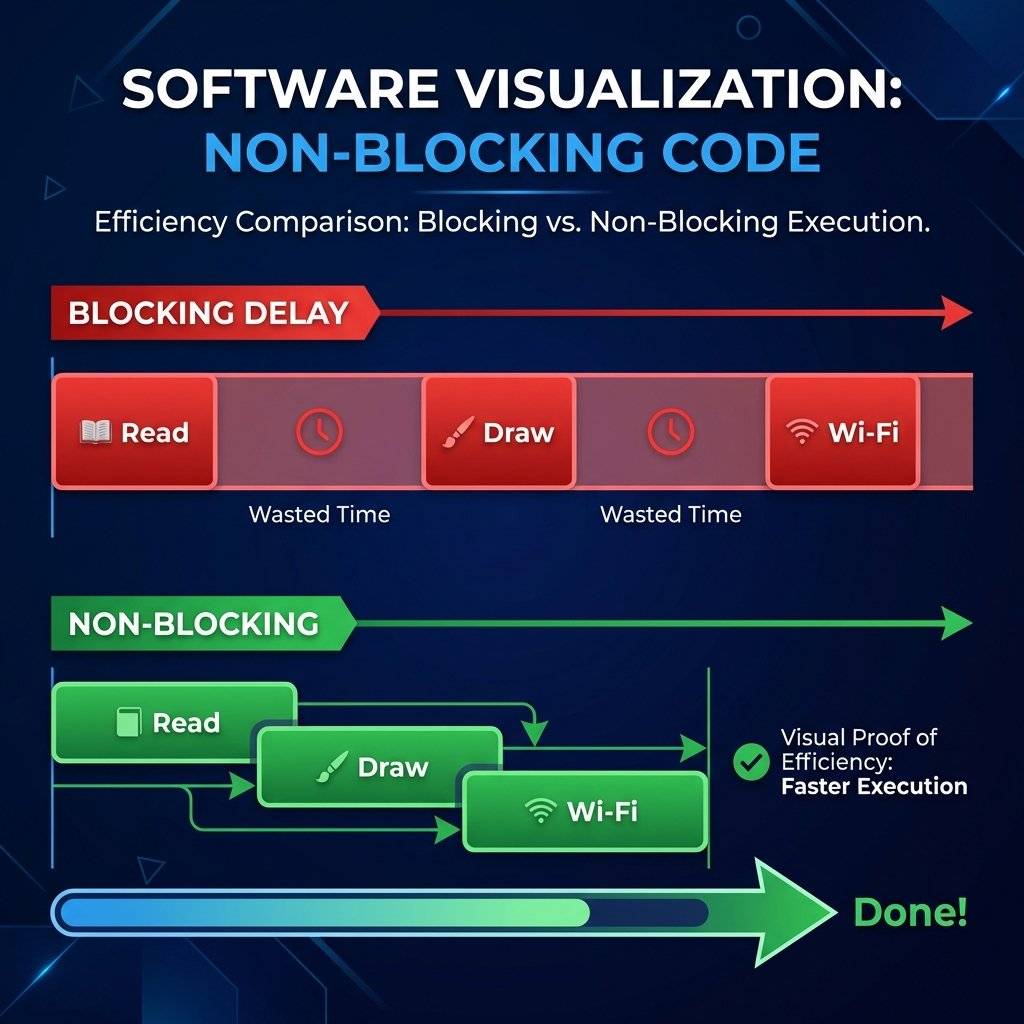 Non-Blocking Code Structure