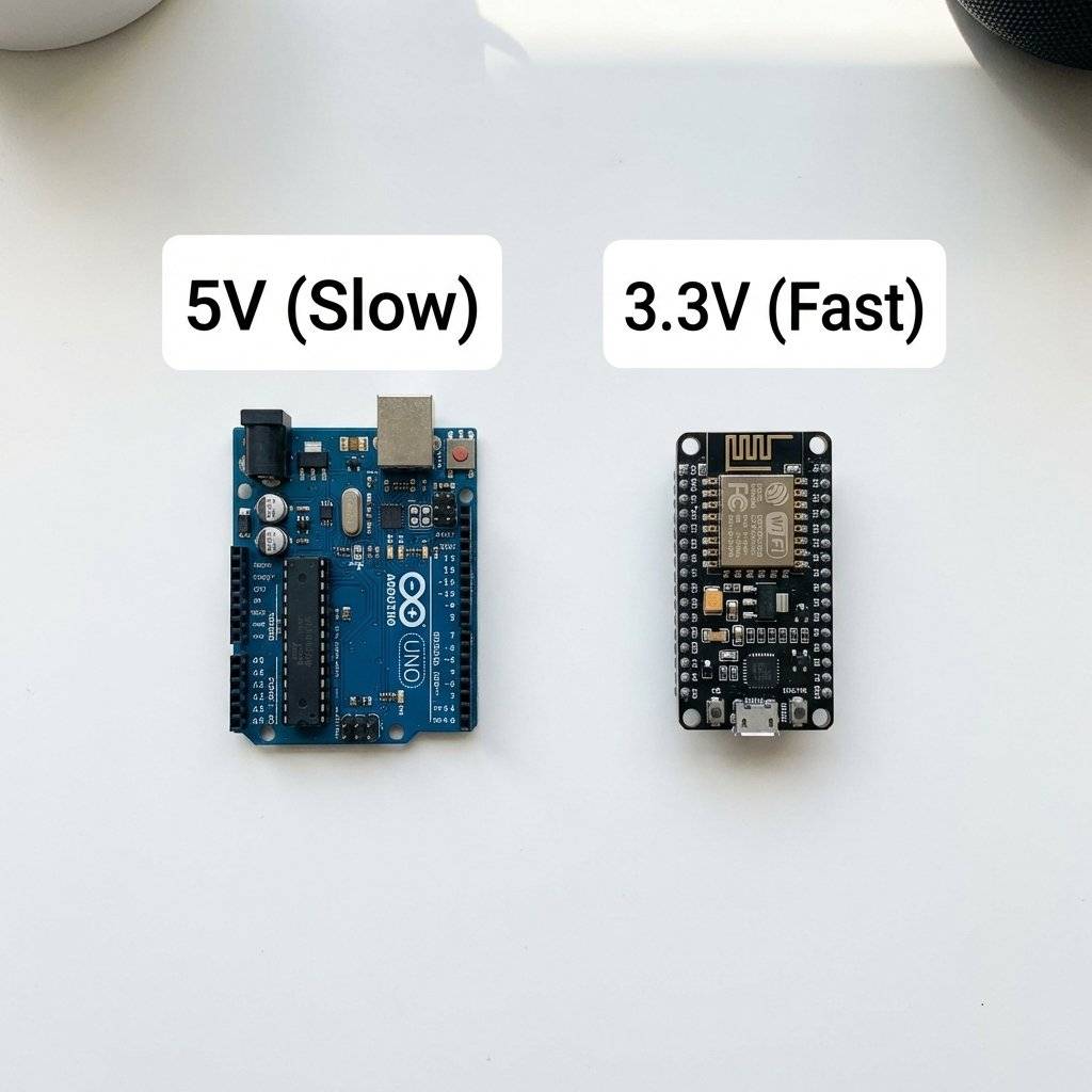 Comparison: Uno vs NodeMCU