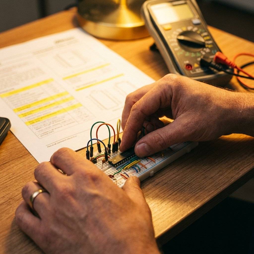 A developer successfully implementing a circuit based on datasheet documentation