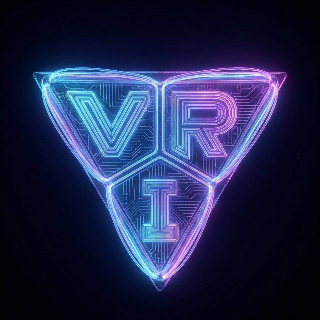 The stylized neon Ohm's Law Triangle