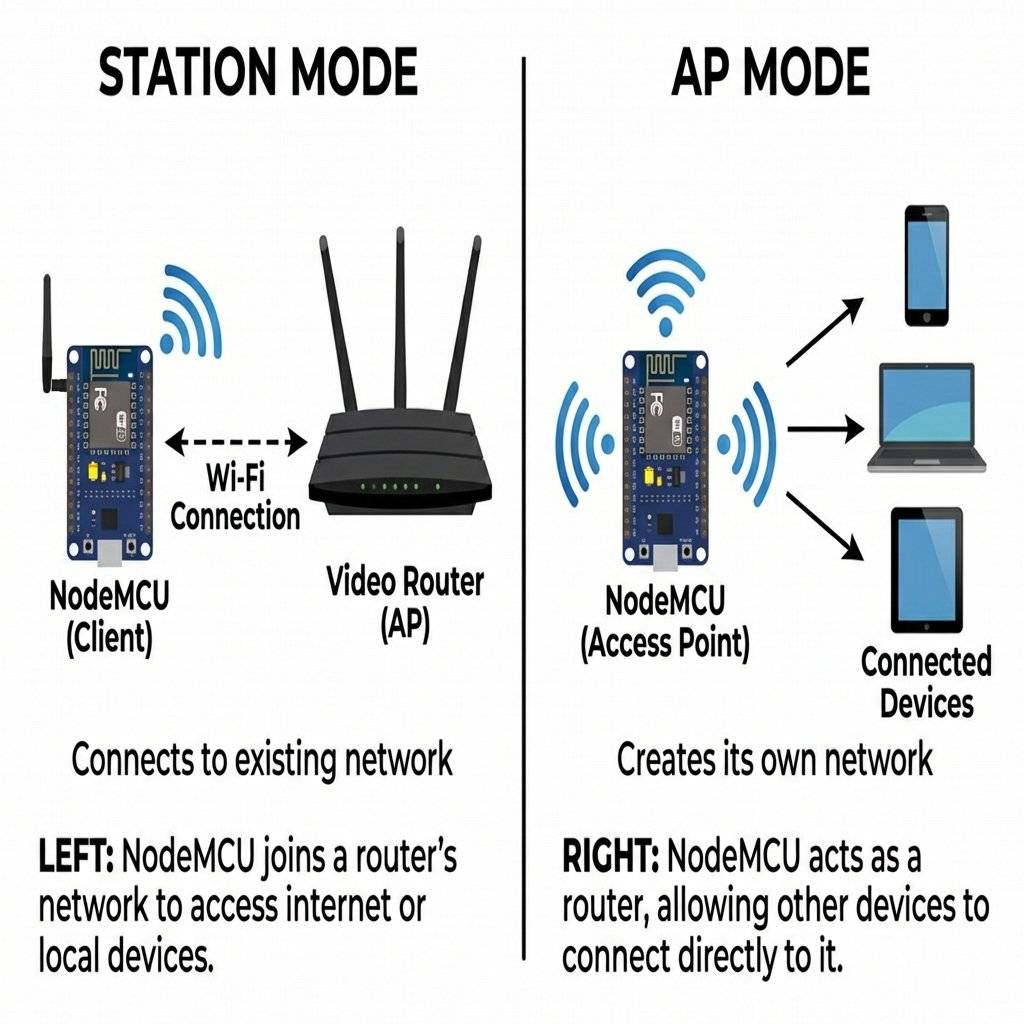Station vs AP Mode