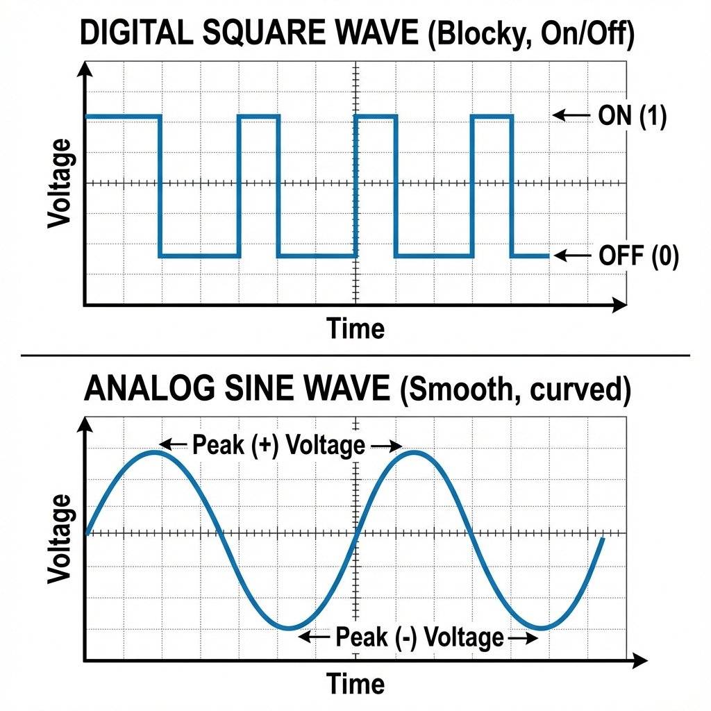 Digital vs Analog Waves