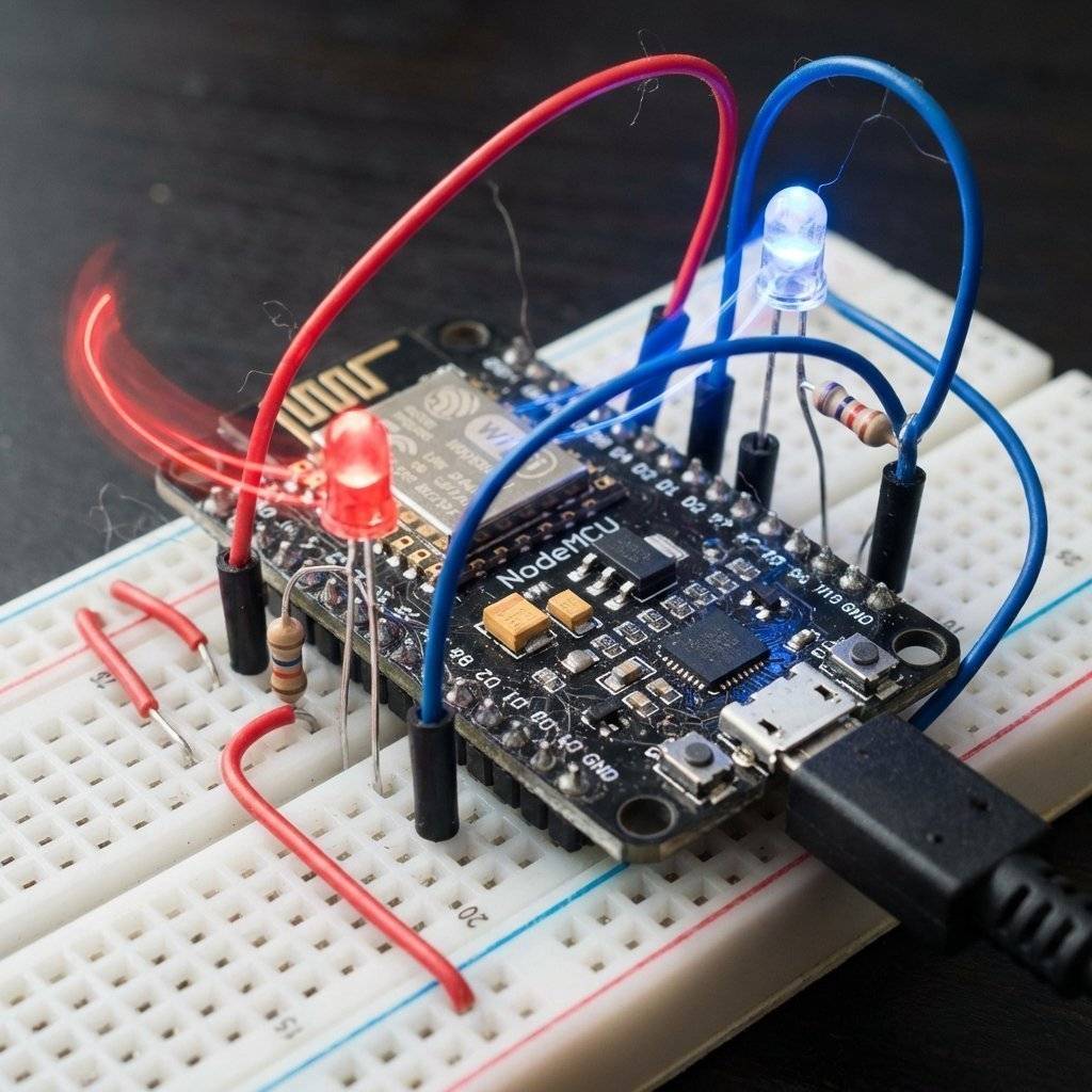 ESP8266 Dual LED Blink Setup