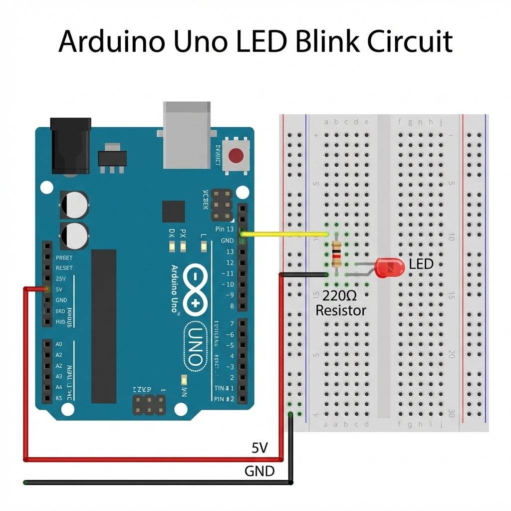 Fritzing Layout Blink