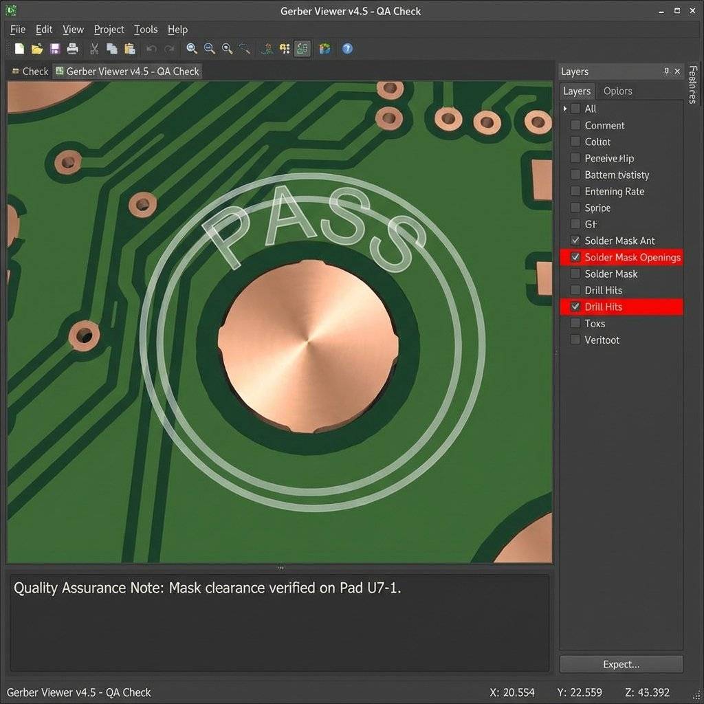 Gerber Viewer Inspection