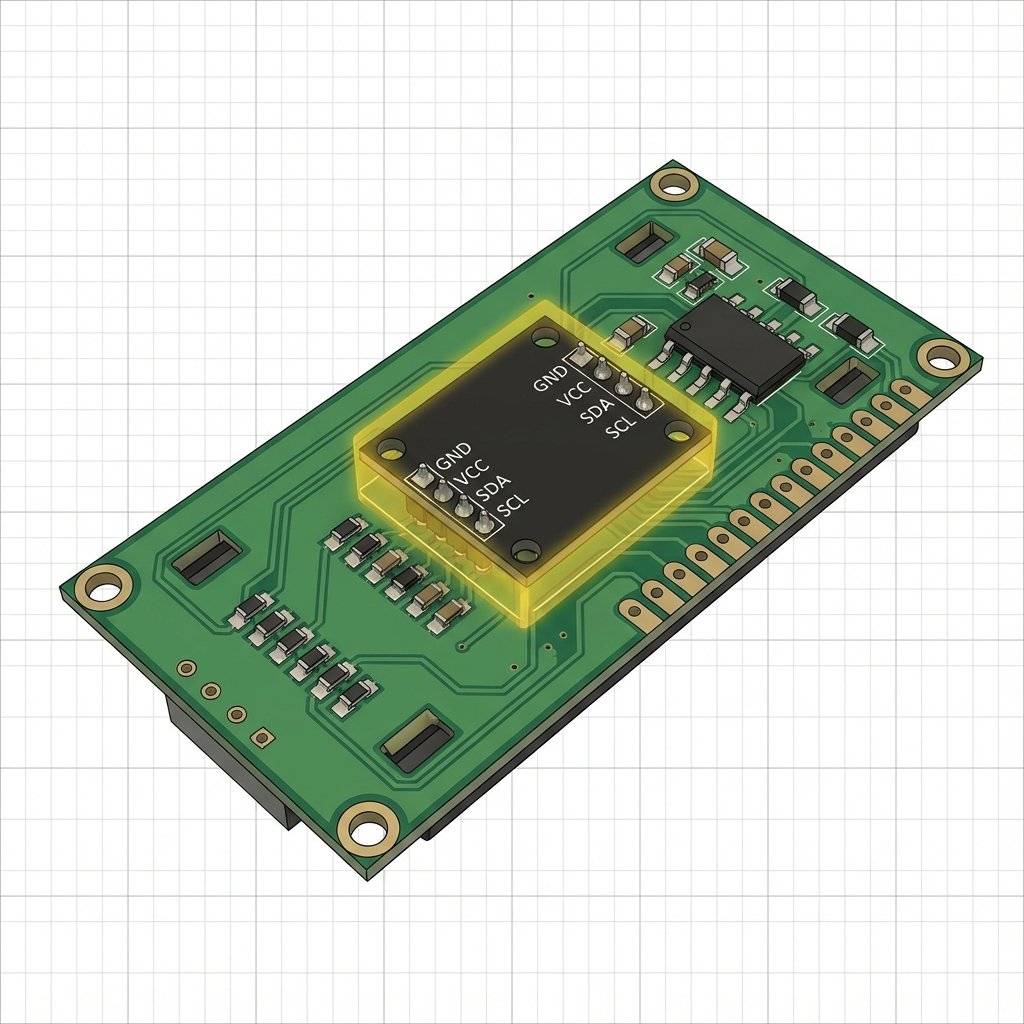 LCD 1602 Module with I2C Backpack Pinout