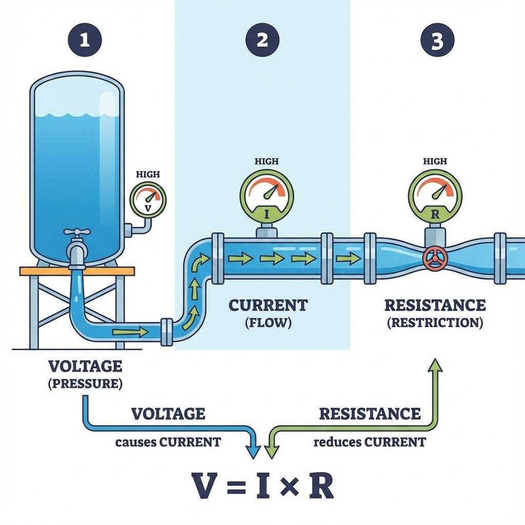 Ohm's Law Water Analogy