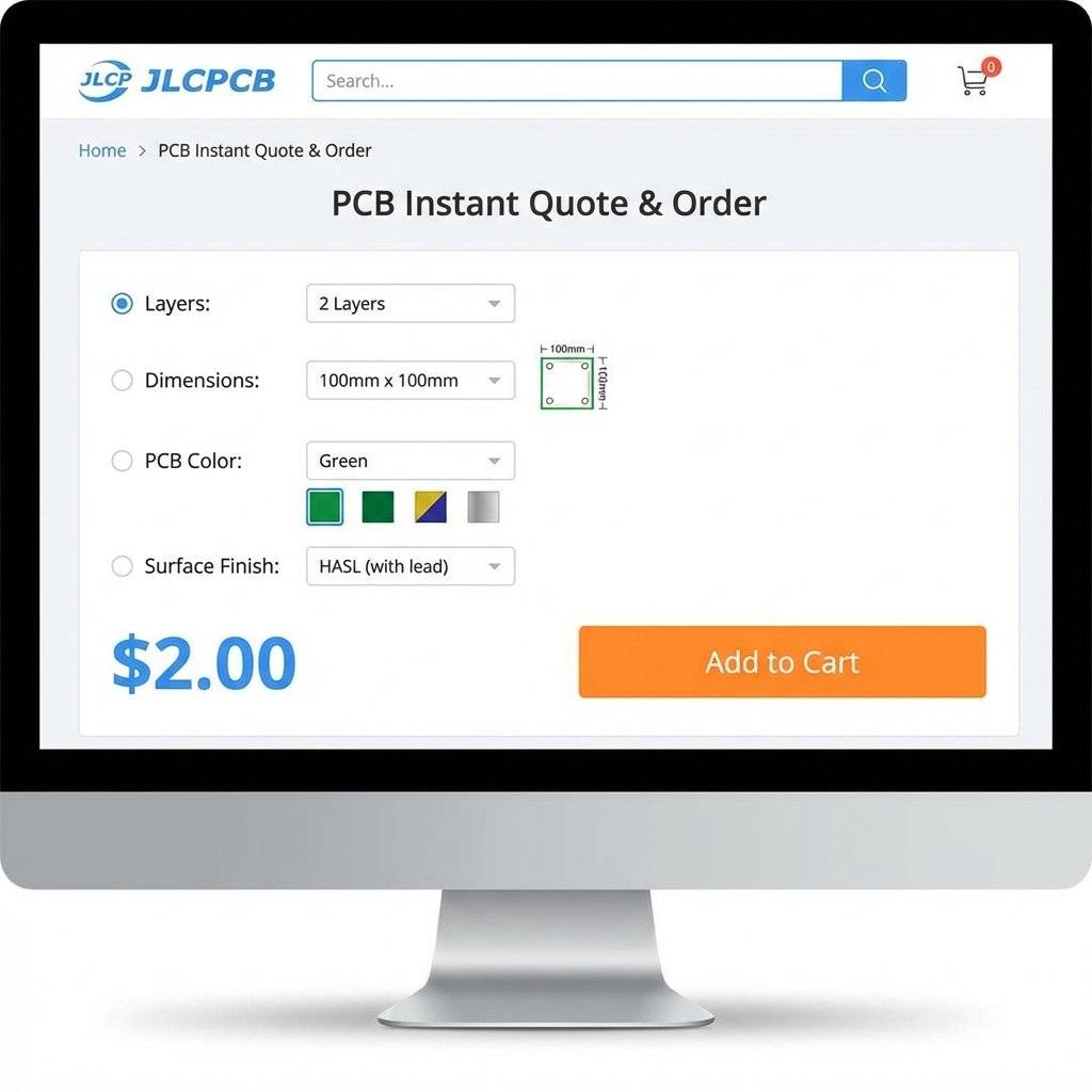 PCB Ordering Settings