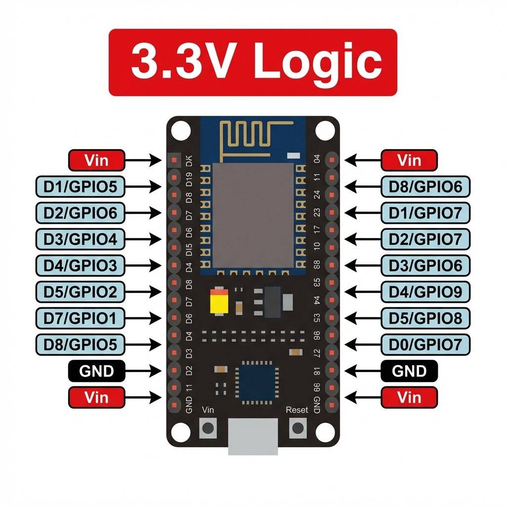 NodeMCU Pinout