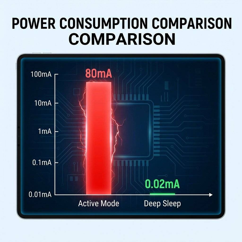 Power Consumption Comparison Chart