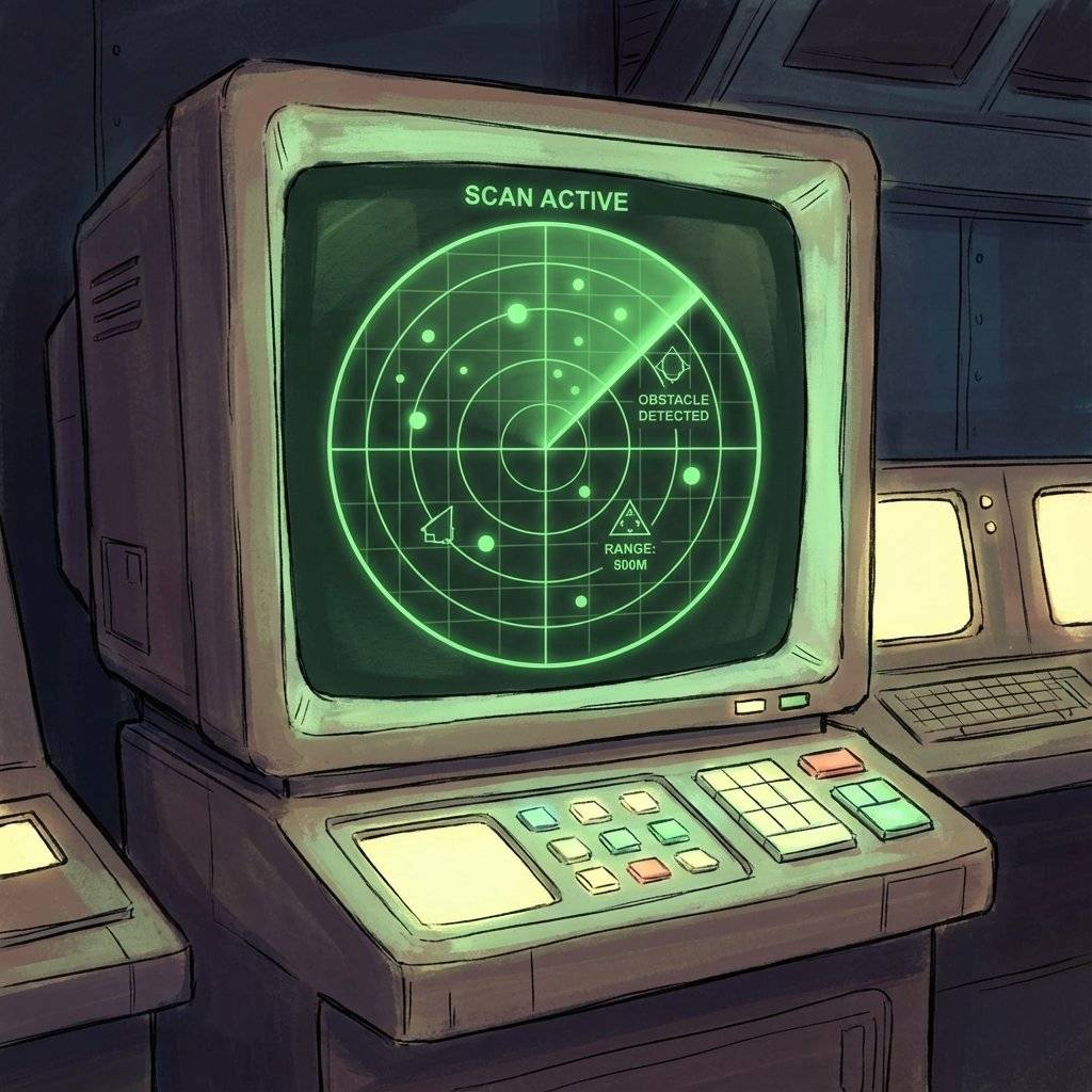 Radar Screen Concept Art