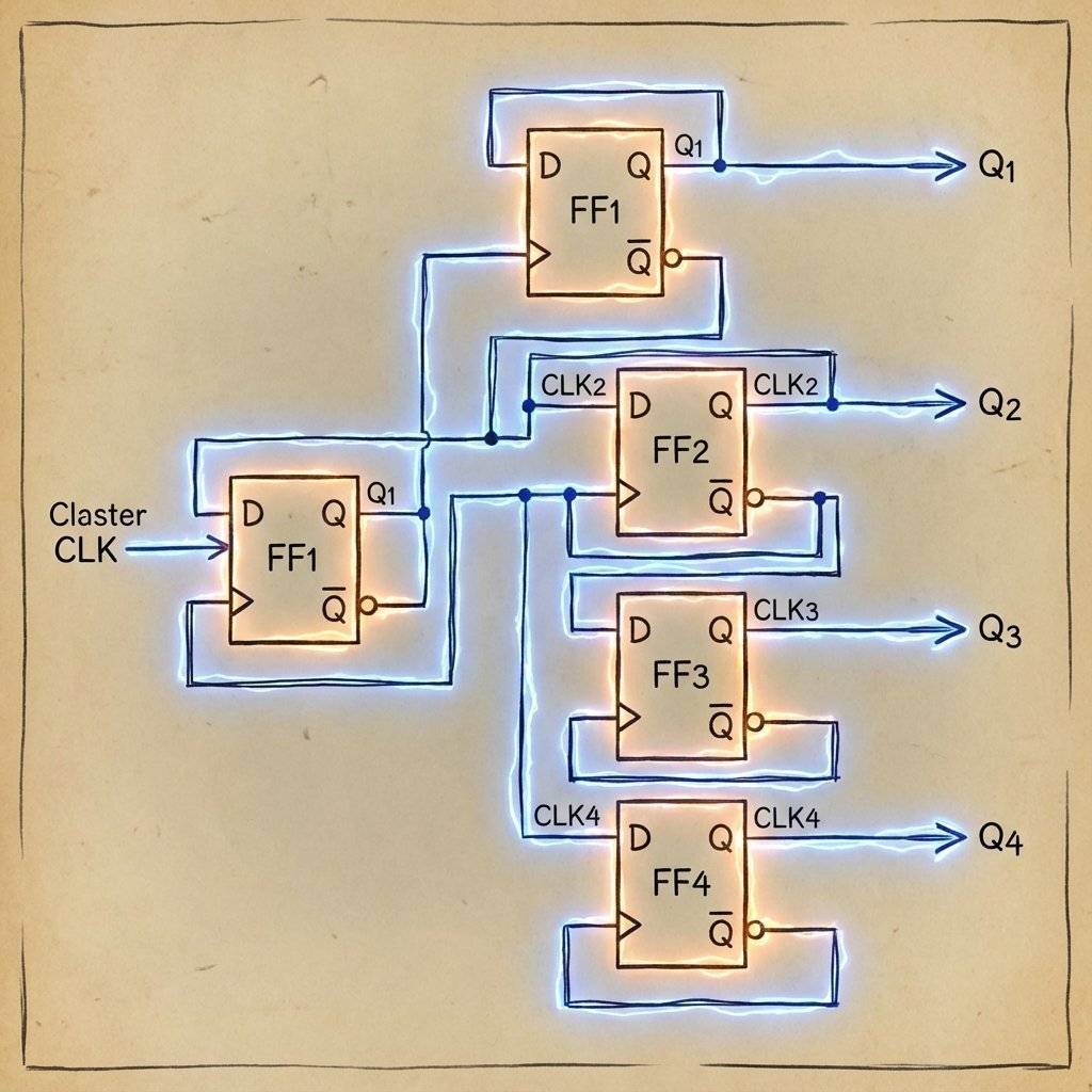 Ripple Counter Diagram