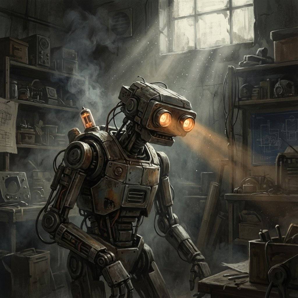 Robot Awakening Concept Art