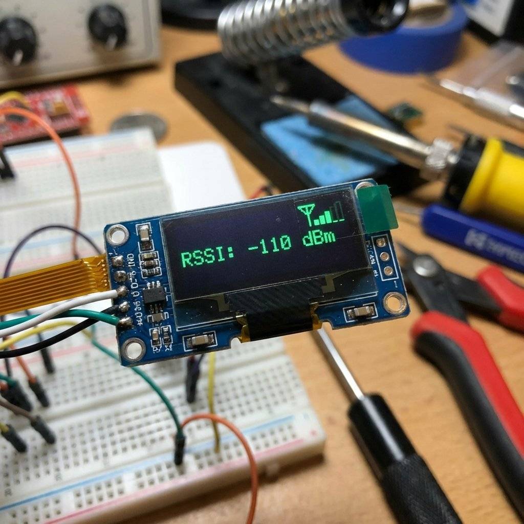 RSSI Signal Strength Meter UI
