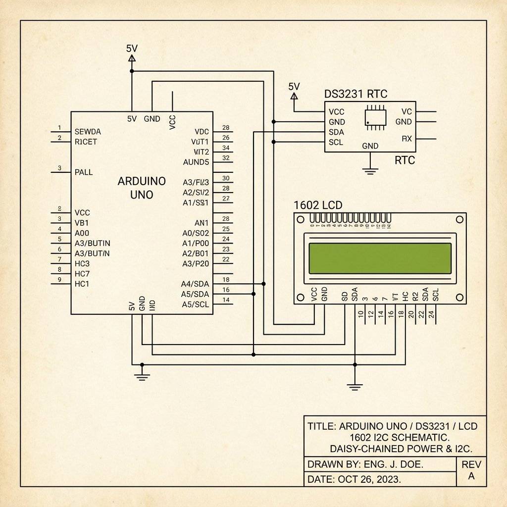 Schematic Overview: Clock Project