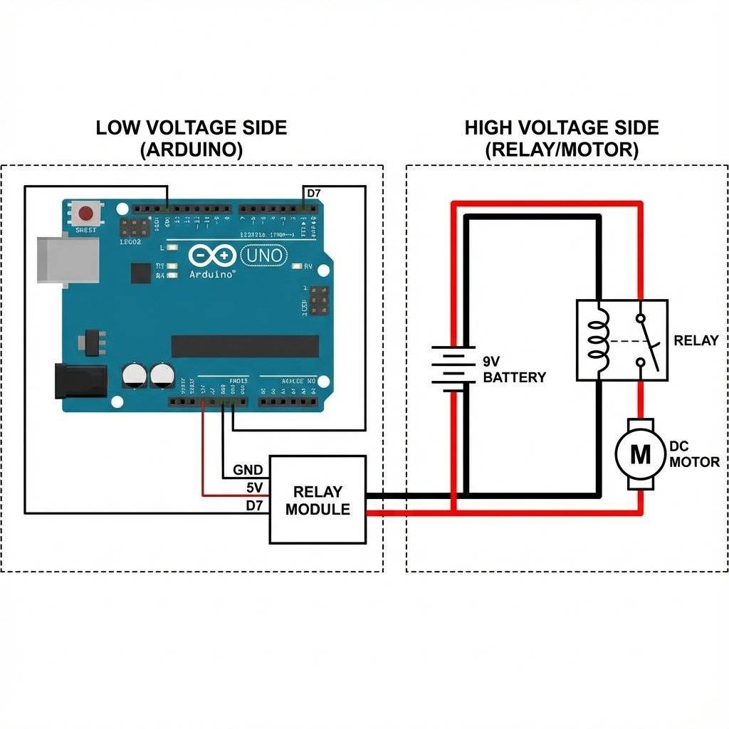 Schematic: Relay Driver Circuit