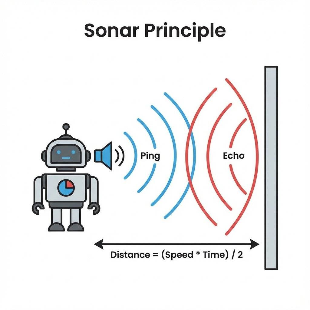 Sonar Physics Diagram: Ping and Echo