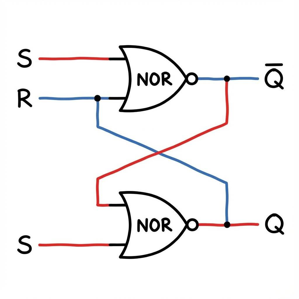 SR Latch Internal Schematic