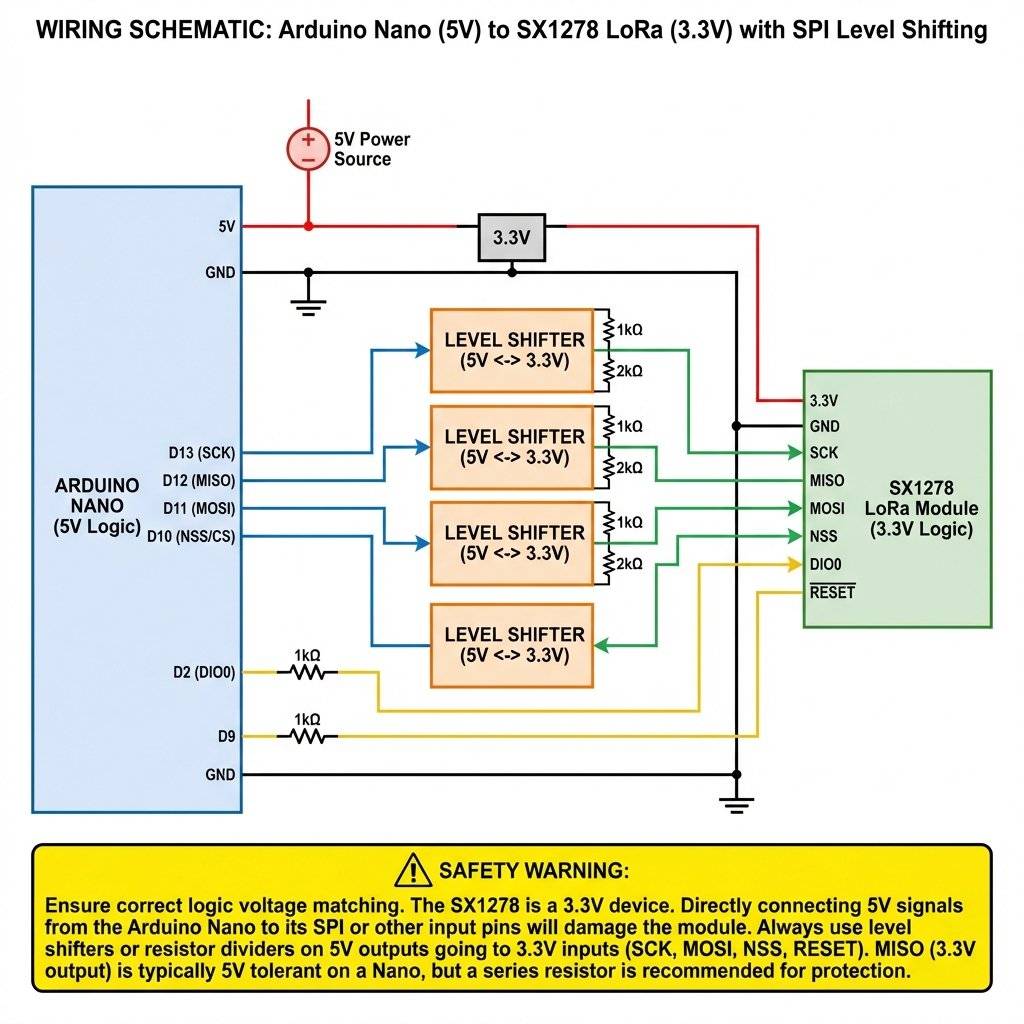 SX1278 Wiring Diagram