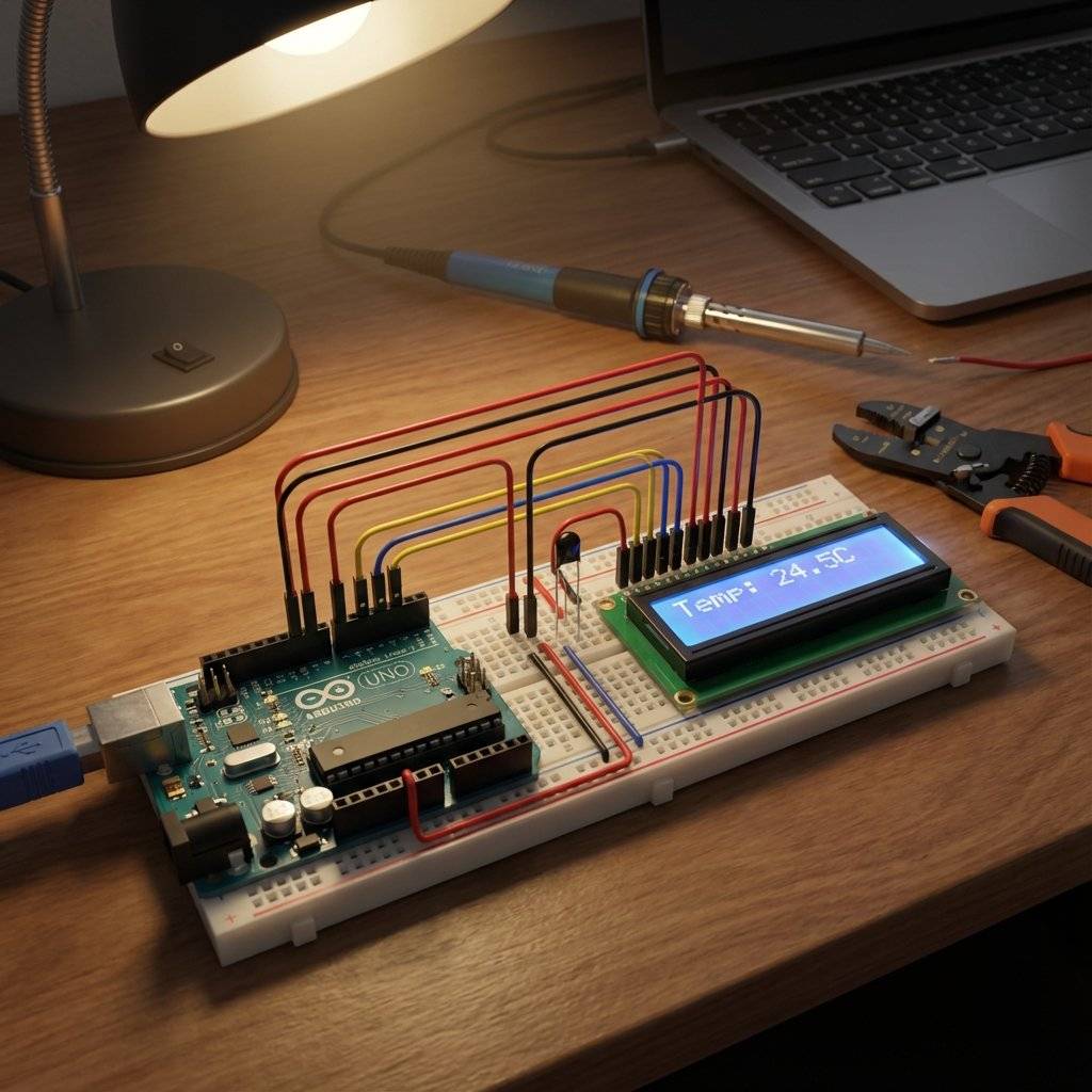 Thermistor Temperature Monitor Project