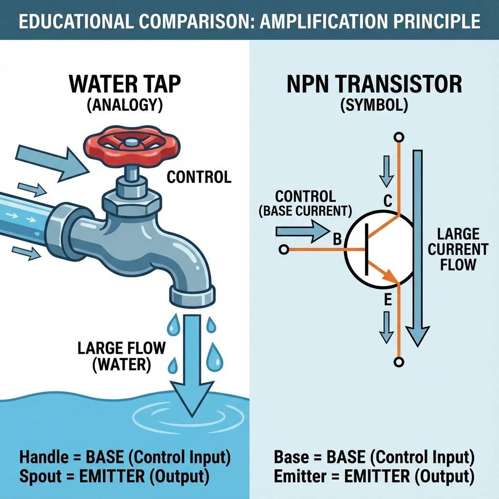 Transistor Tap Analogy