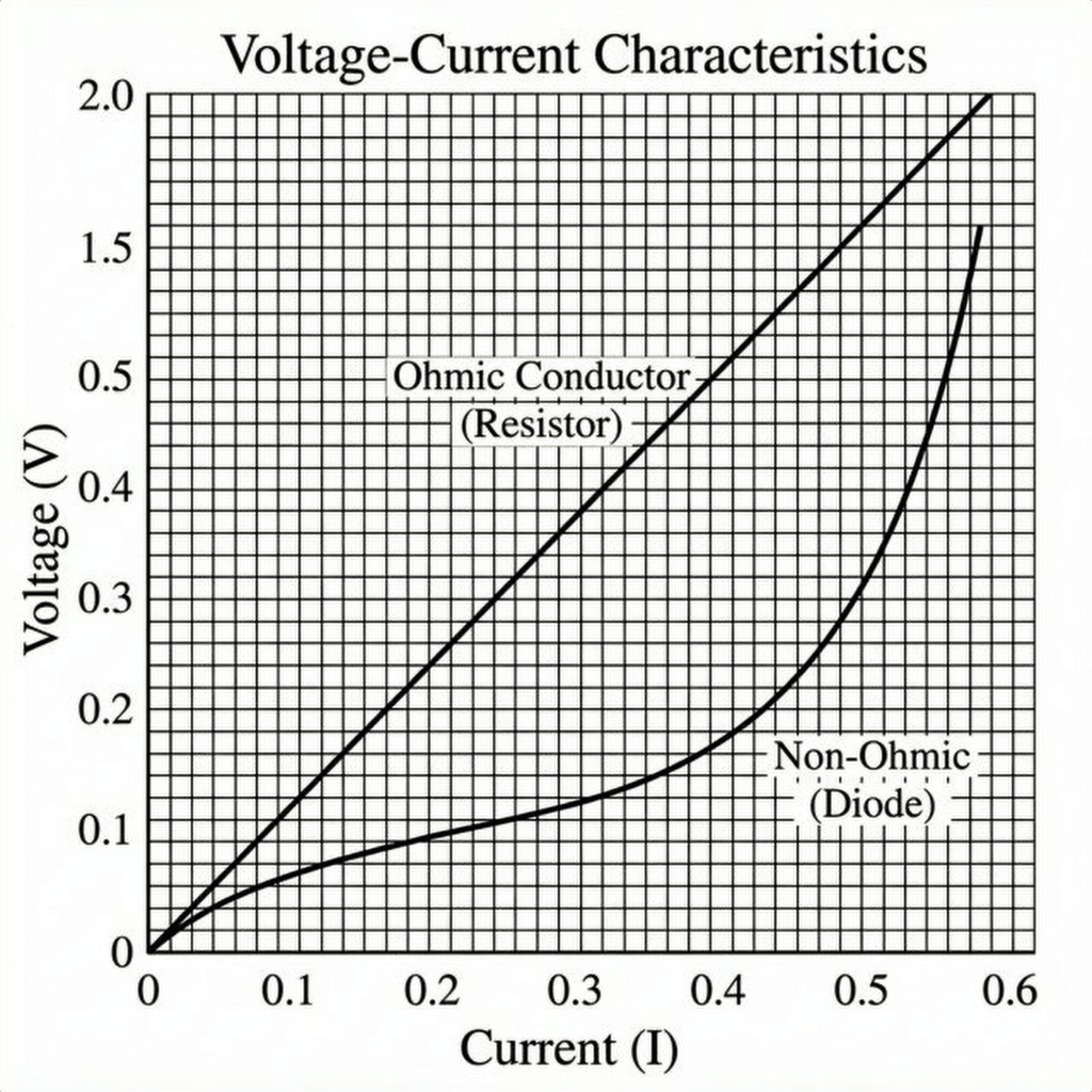 V-I Graph showing linear relationship