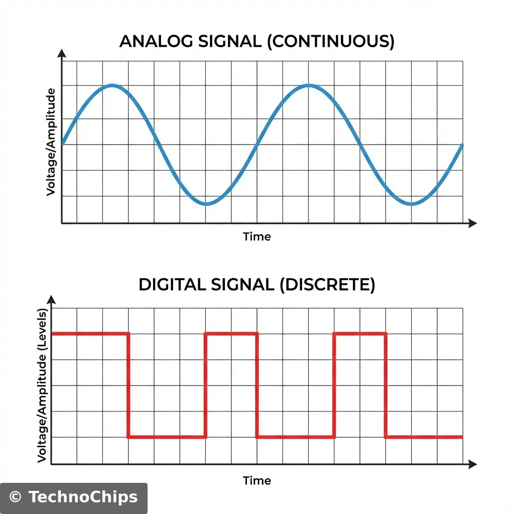 Analog vs Digital Waveform