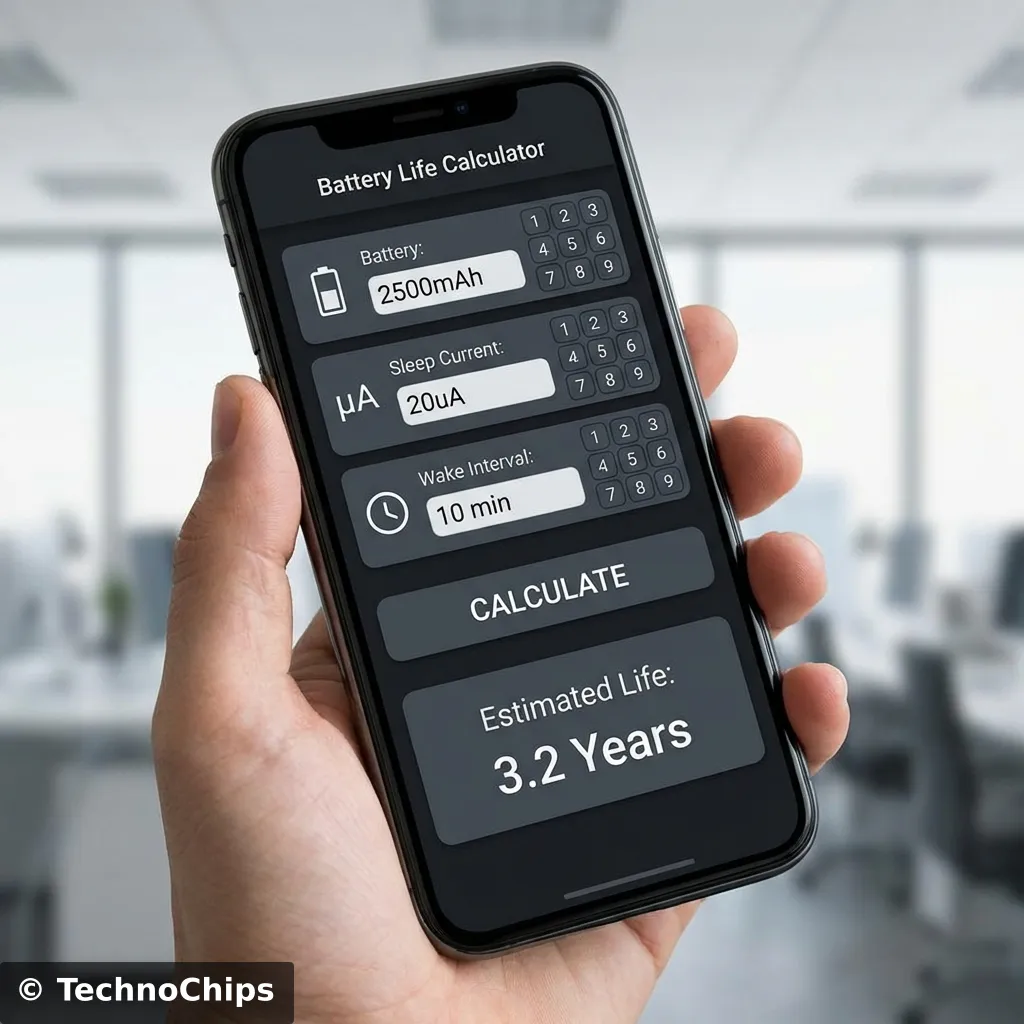 Battery Life Calculator UI