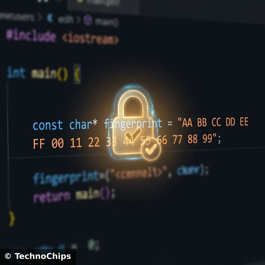 Fingerprint Code Snippet