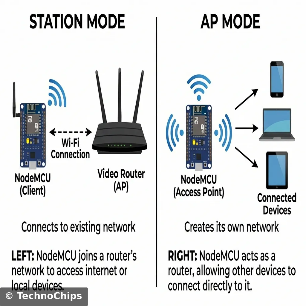 Station vs AP Mode