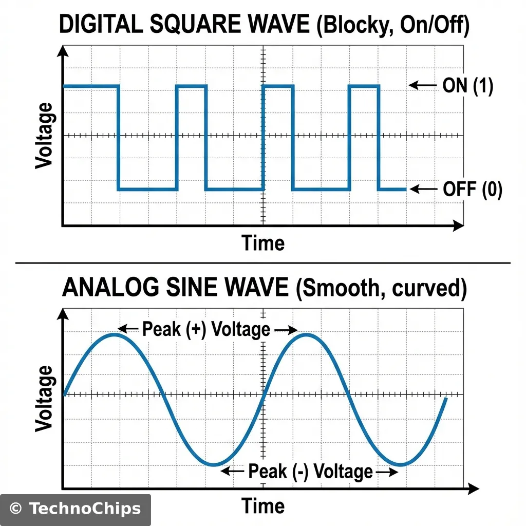 Digital vs Analog Waves