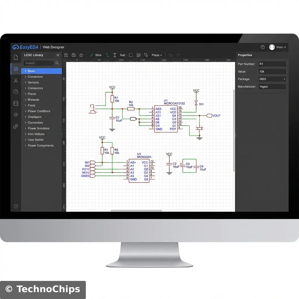 EasyEDA Interface Overview