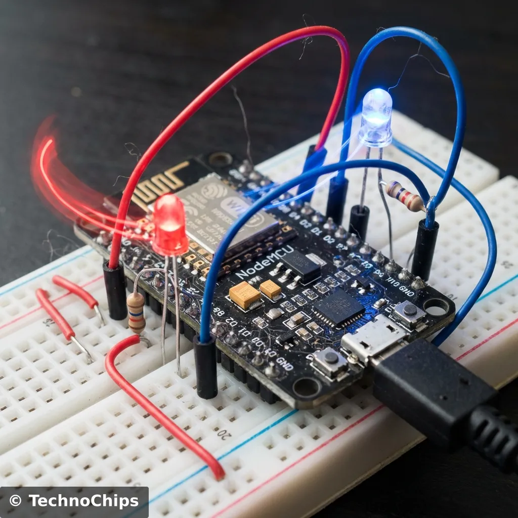 ESP8266 Dual LED Blink Setup