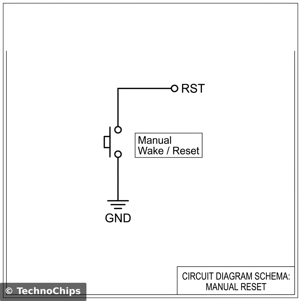 External Wakeup Circuit Button