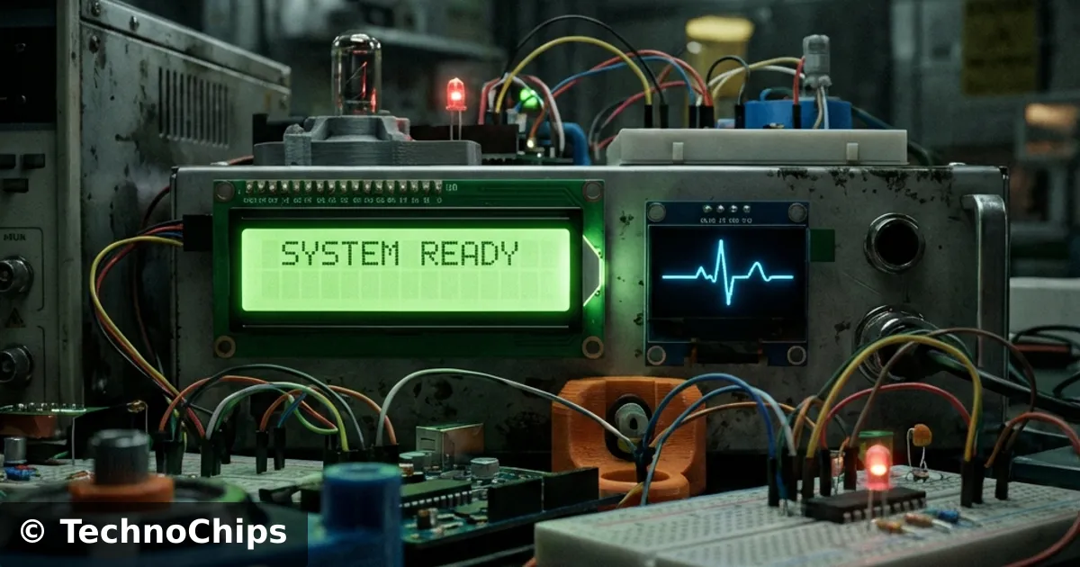 Goodbye Serial Monitor: Build Stunning Arduino Dashboards with LCD & OLED Displays