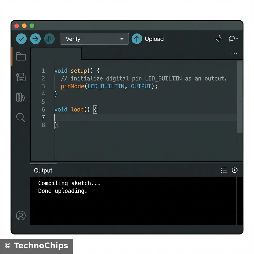 Arduino IDE Clean Screenshot