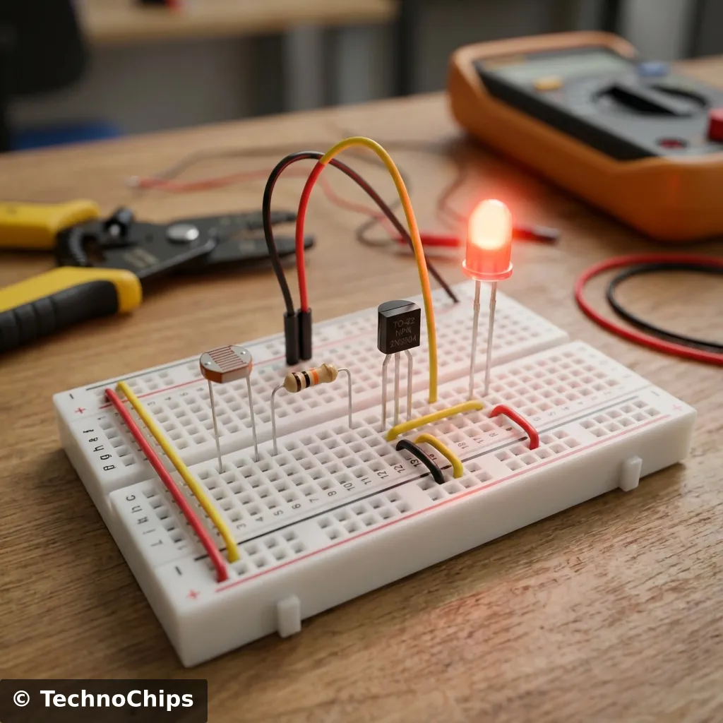 Night Light Breadboard Render