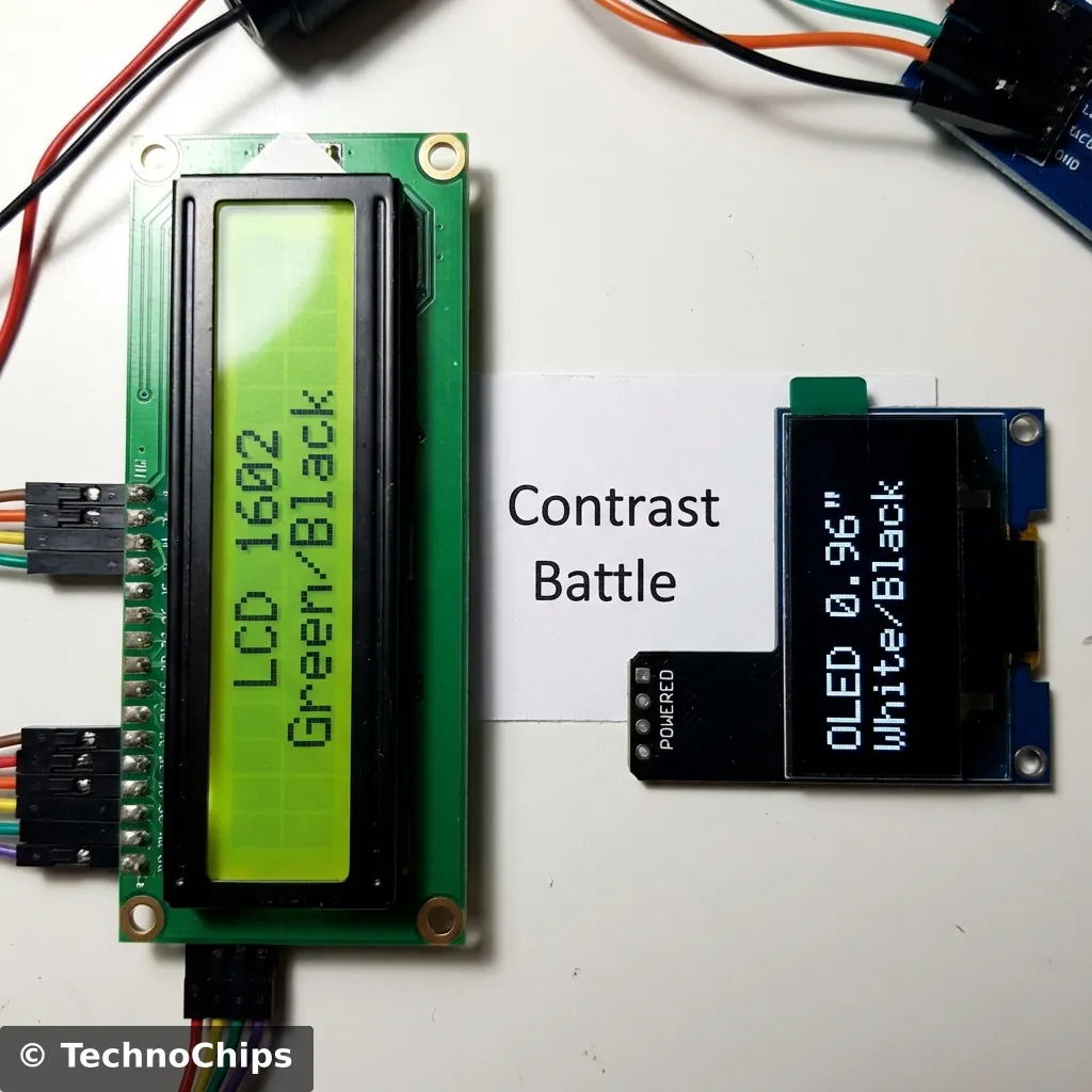 OLED vs LCD Comparison Technology