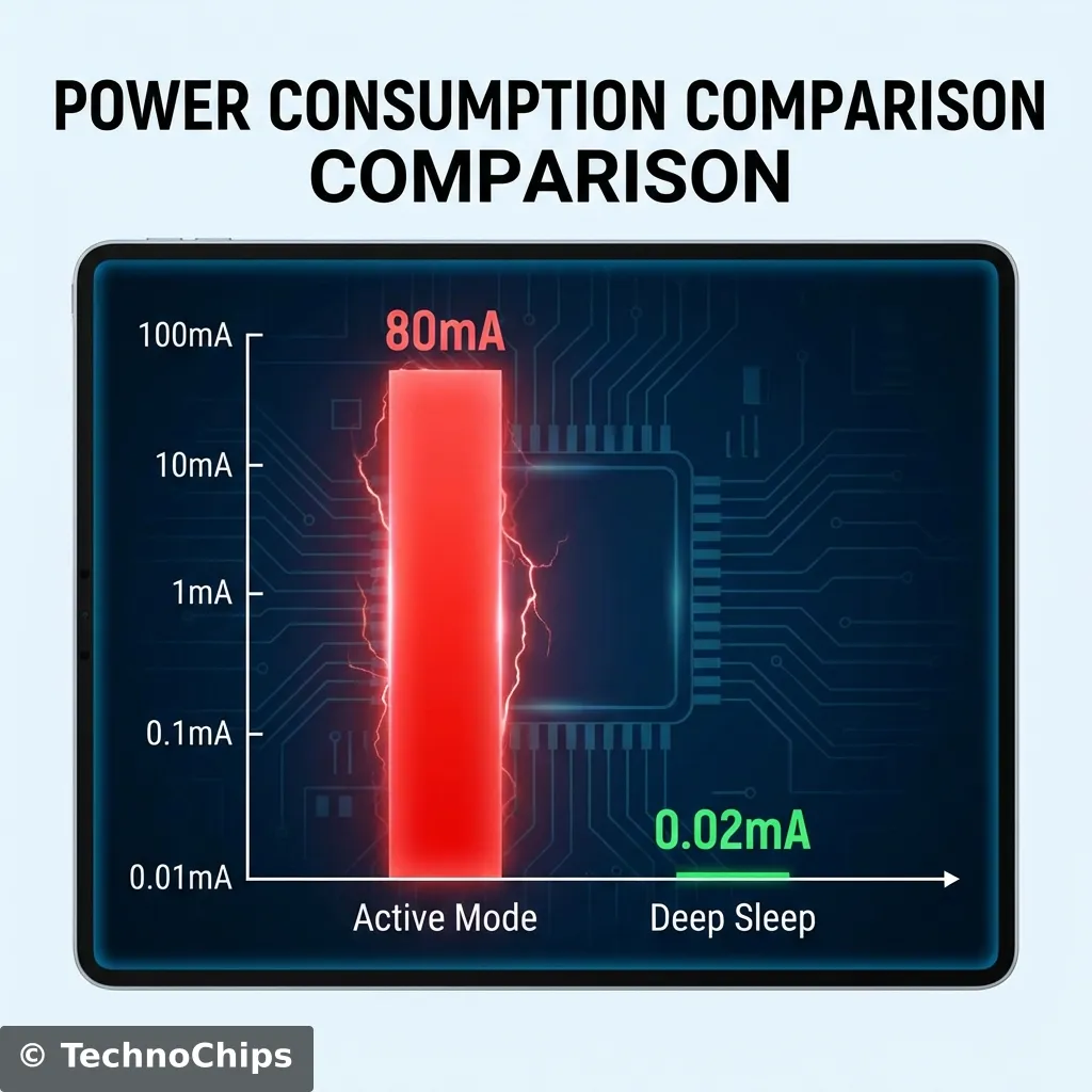 Power Consumption Comparison Chart