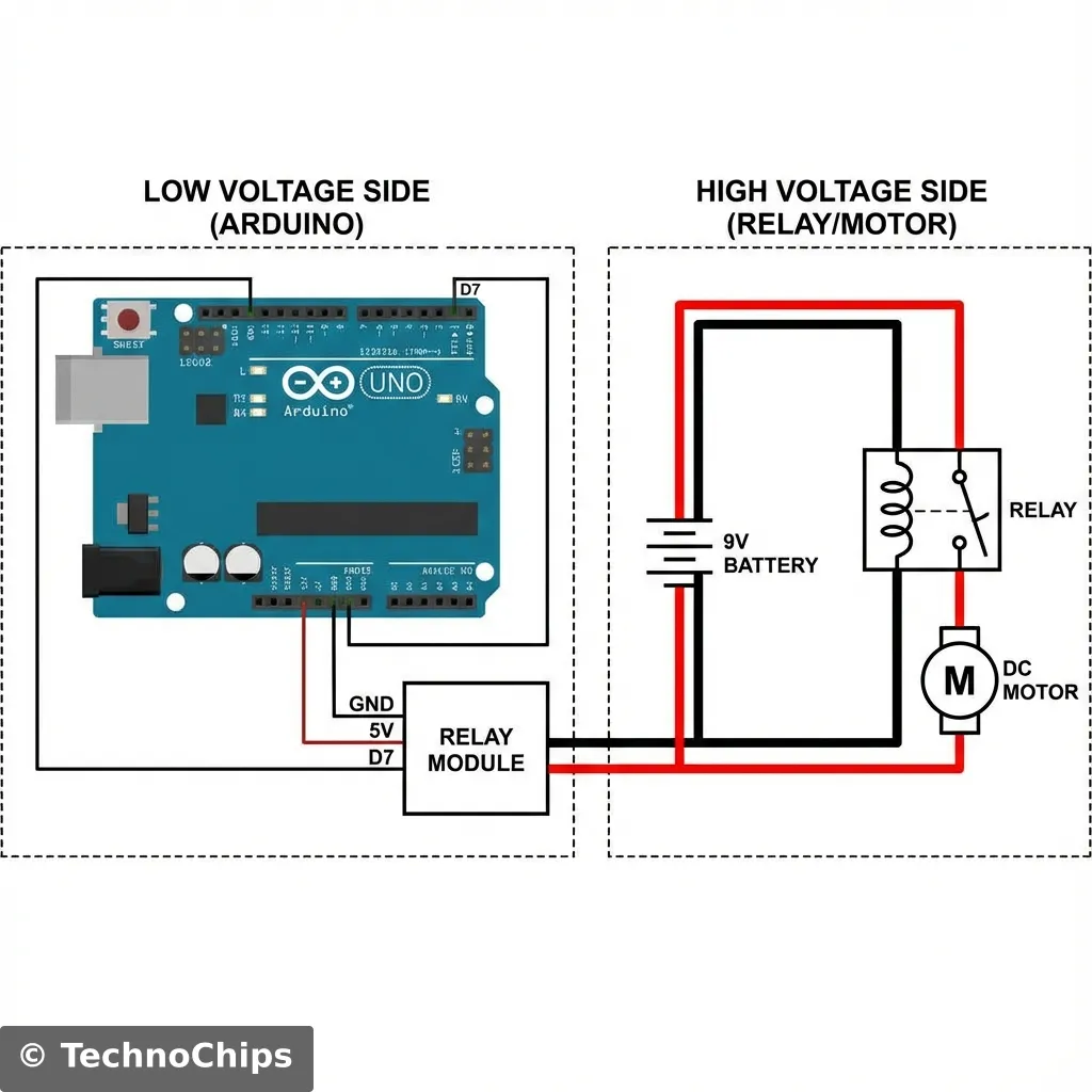 Schematic: Relay Driver Circuit