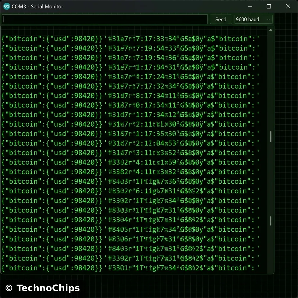 Serial Monitor Response